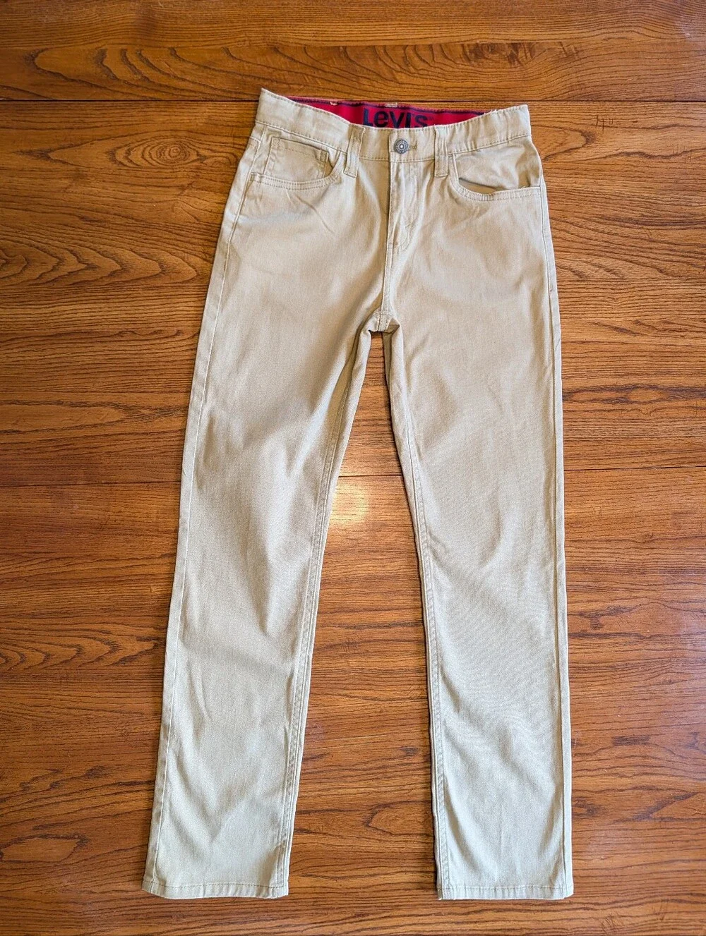 Levi's 511 Boys Khaki Skinny Pants – Size 14 Regular